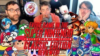 SNES Classic Edition  All 21 Games Reviewed [upl. by Burlie]