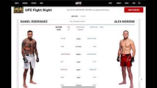 Daniel Rodriguez vs Alex Morono Prediction ufcvegas98 danielrodriguez alexmorono [upl. by Marlow]