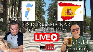 ES DURO EMIGRAR DE ARGENTINA live directo emigrar alicante españa argentina [upl. by Surbeck]