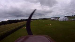 Cessna 150 Soft  Short Field Grass Landing  Traer Iowa 8C6 [upl. by Yclek]