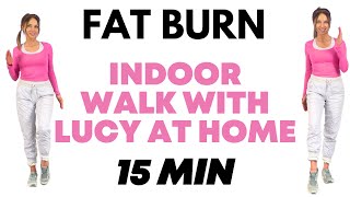 15 Minute Fat BurningWalking Workout  Walking Exercise For Weight Loss [upl. by Gisele]