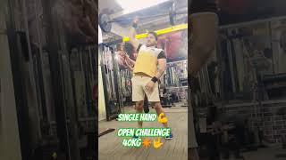 Single hand Challenge 40 kg । Haryana youtubeshorts motivation ytshort follow love trending [upl. by Okihsoy]