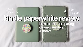 kindle paperwhite 2022 upgrade review  how it works  kindle unlimited [upl. by Ehling923]