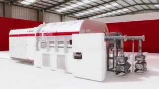 BOBST General K5000  Vacuum metallizer [upl. by Ikcim]