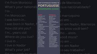 portuguese language  portuguese songs  shortvideo viralvideo youtubeshorts [upl. by Tyika702]