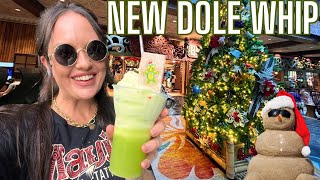 Disneys Polynesian Resort Holiday Tour  NEW Dole Whips amp Building Beach Snowman [upl. by Eckblad]