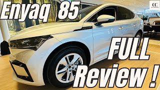 Skoda Enyaq 2024  85 Coupe  Find out All about it  Full Indepth Review  Car Copenhagen [upl. by Aliekat523]