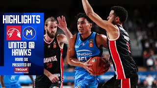 NBL25 Round 6 Highlights  Hawks v United [upl. by Ahsrop]