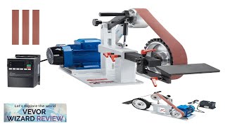 VEVOR Belt Grinder Sander 72 x 2Inch Variable Speed Belt Polisher Review [upl. by Olgnaed]