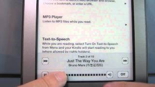 play mp3 on kindle touch [upl. by Tiat]