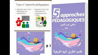 Les Méthodes Pédagogique تقديم وشرح الطرق البيداغوجية 3 [upl. by Aenahs815]