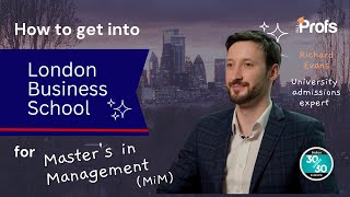 HOW DO YOU GET INTO LBS MASTERS IN MANAGEMENT MIM [upl. by Nnayelsel]