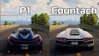 NFS Unbound Mclaren P1 vs Lamborghini Countach LPI 8004  WHICH IS FASTEST Drag Race [upl. by Naig654]