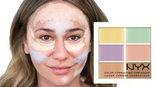 How To Use The NYX Color Correcting Palette  Get a Flawless Look [upl. by Cristabel]