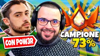 Lega Campione 73 con POWER in Squad  FORTNTIE [upl. by Foskett]