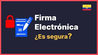 Cómo funciona la Firma Electrónica Ecuador  Tutorial bien Explicado 2023 [upl. by Melodee268]