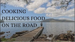 Road trip and cooking delicious food on the road [upl. by Tereb]