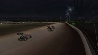 World of Outlaws Sprint Cars 2002  Charlotte Motor Speedway 20 Laps [upl. by Cynara85]