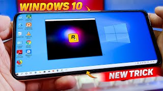 Run Windows 10 on Android  Play PC Games or Use PC Software on mobile 🤯 [upl. by Selia]