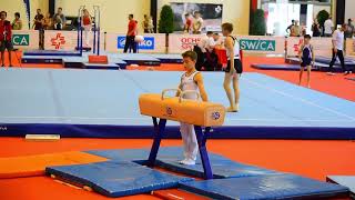 Leo at the Swiss Junior Boys Gymnastics Competition Lugano 2022 [upl. by Ruthy]