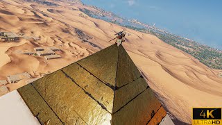 Exploring The Giza Pyramids｜Saqqara Nome｜Assassins Creed Origins｜4K HDR [upl. by Roots271]