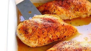 How To Make PERFECT Baked Chicken Breasts [upl. by Noonberg343]