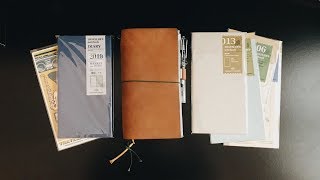 SettingUp My Travelers Notebook For 2019 [upl. by Strep]