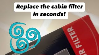 Replace cabin air filter in seconds [upl. by Khan]