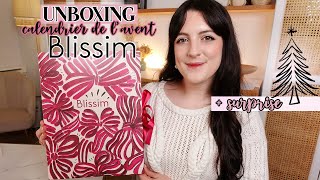 Calendrier de lAvent BLISSIM 2024  UNBOXING 🎅🏼🎄 Je le dévoile 😱 Plus abordable 🥰 [upl. by Nrubua]