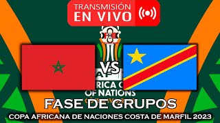 MARRUECOS 🇲🇦 VS 🇨🇩 RD DEL CONGO EN VIVO  COPA AFRICANA DE NACIONES 2023  FÚTBOL MAGNO [upl. by Boleyn122]