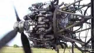 Wright 3350 Radial Engine [upl. by Brost]