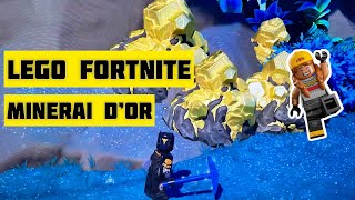 Obtenir du minerai d’or sur Lego Fortnite [upl. by Anina994]