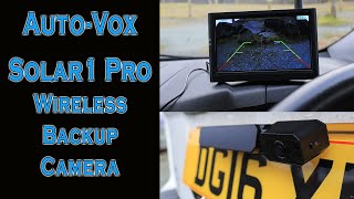 AUTOVOX Solar 1 Pro Wireless Backup Camera Installation Guide [upl. by Niwred]