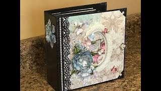 MINI ALBUM TUTORIAL PART 1 WONDERLAND SHELLIE GEIGLE JS HOBBIES AND CRAFTS [upl. by Eivad220]