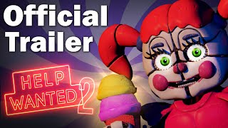 FNAF HELP WANTED 2 IS HERE TRAILER REACTION AND ANALYSIS [upl. by Ellecram127]