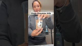 Ghost Chocolate Milk halloweentreats kidsnacks halloweenfood halloween2024 halloweensnacks [upl. by Navillus]