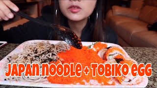 ASMRTOBIKO SUSHI  JAPAN NOODLES  ASMR INDONESIA [upl. by Etnaik726]