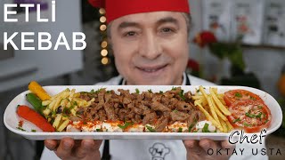 ETLİ KEBAB ❗️Nasıl Yapılır  Oktay Usta [upl. by Acyre]