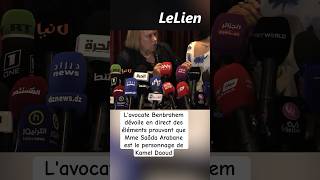 Benbrahem dévoile en direct des éléments prouvant que Mme Saâda est le personnage de Kamel Daoud [upl. by Nosinned]