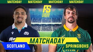 SPRINGBOKS VS SCOTLAND MATCHDAY BUILDUP [upl. by Bbor]