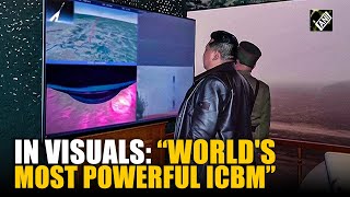 Dramatic visuals North Korea showcases Hwasong19 Intercontinental Ballistic Missile ICBM [upl. by Duma]