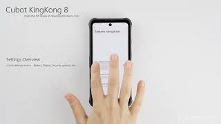 Cubot KingKong 8  UI and Settings [upl. by Kennan]