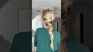 this messy French braid is so good if you have layers🫶 hairtutorial hairstyle frenchbraid [upl. by Butte402]