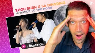 WOW Zhou Shen X Sa Dingding  Upwards To The Moon  The 2020 MidAutumn Festival Gala REACTION [upl. by Odyssey]