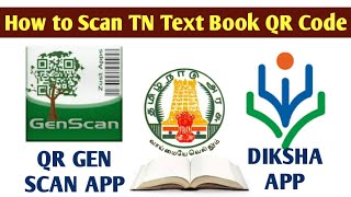 DIKSHA  How to scan TN Govt Book QR Code using the DIKSHA and QR GenScan app in tamil [upl. by Socha685]