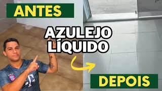 CERÂMICA É COISA DO PASSADO VOCÊ CONHECE O AZULEJO LÍQUIDO [upl. by Aicilanna139]