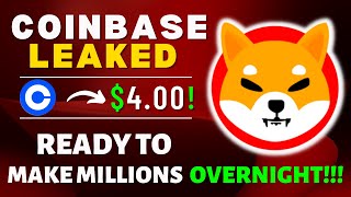 SHIBA INU COINBASE GAMECHANGER 2 ZEROS ERASED FROM SHIBA INU PRICE  SHIBA INU COIN PREDICTION [upl. by Alanson509]