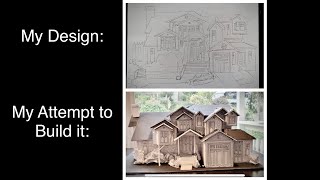 A very complicated house I designed then built out of paper  subpar results ￼ [upl. by Diao]