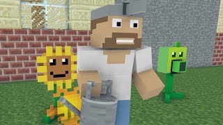 Minecraft vs Zombies Crazy Dave Kill Big Brainz Minecraft Animated Movie [upl. by Onaimad284]