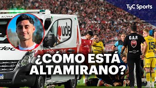 ¿QUÉ LE PASÓ A JAVIER ALTAMIRANO ⚽ LA SALUD DEL JUGADOR QUE SE DESCOMPENSÓ EN ESTUDIANTES vs BOCA [upl. by Niaz]